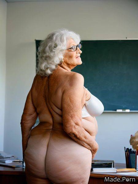 Thick woman slutty looking at viewer nude white hair fairer skin AI porn - made.porn on pornintellect.com