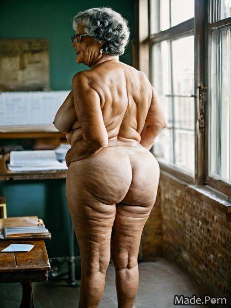 White hair fairer skin long hair wild afro big hips bimbo made AI porn - made.porn on pornintellect.com