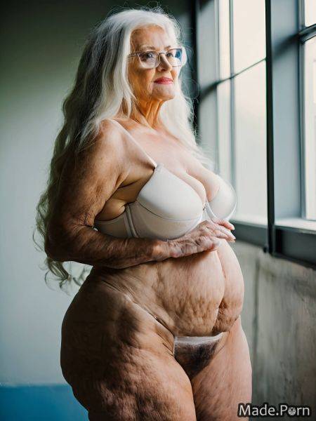 Tall fat thighs fairer skin wild afro 80 looking at viewer AI porn - made.porn on pornintellect.com