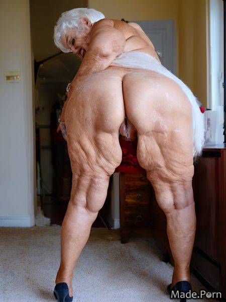 White hair thick thighs british standing big ass spreading ass 90 AI porn - made.porn - Britain on pornintellect.com