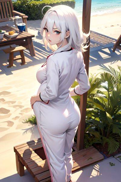 Anime Pregnant Small Tits 60s Age Angry Face White Hair Messy Hair Style Light Skin Warm Anime Beach Back View Plank Pajamas 3674125910649836165 - AI Hentai - aihentai.co on pornintellect.com