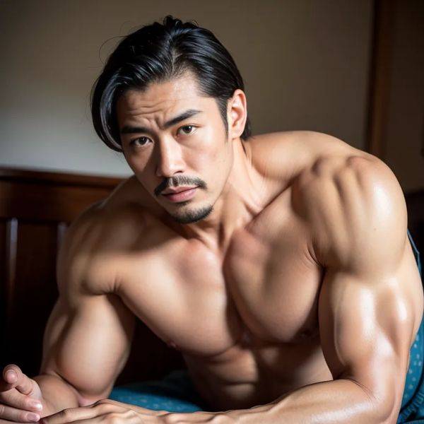 , japanese,manly man,twenties,(RAW photo, best quality, masterpiece:1.1), (realistic, photo-realistic:1.2), ultra-detailed, ultra high res, physically-based rendering,(adult:1.5) - pornmake.ai - Japan on pornintellect.com