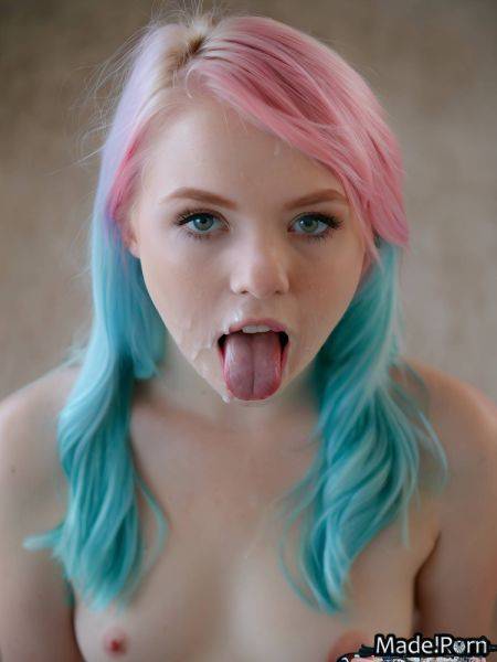 18 aqua bukkake nipples short photo pink hair AI porn - made.porn on pornintellect.com