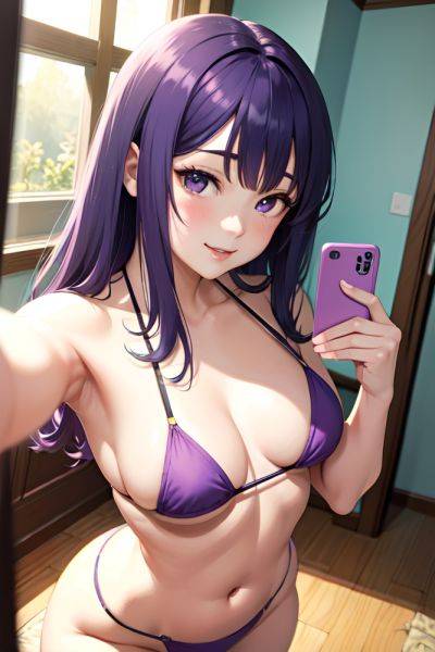 Anime Busty Small Tits 60s Age Happy Face Purple Hair Bangs Hair Style Light Skin Mirror Selfie Church Back View Yoga Bikini 3674199354591401331 - AI Hentai - aihentai.co on pornintellect.com