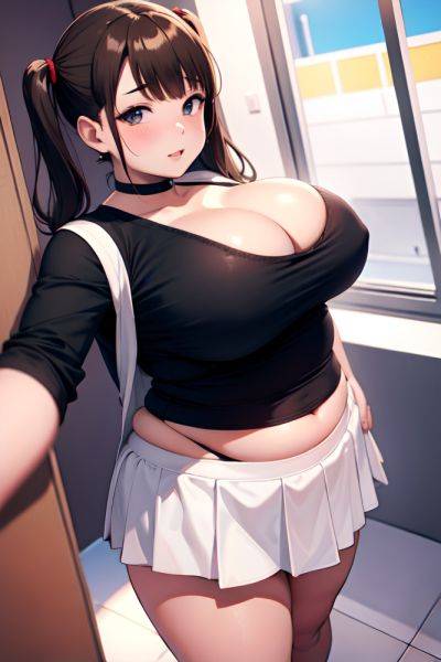 Anime Chubby Small Tits 18 Age Seductive Face Brunette Pigtails Hair Style Light Skin Film Photo Strip Club Close Up View Bathing Mini Skirt 3674292125439240349 - AI Hentai - aihentai.co on pornintellect.com
