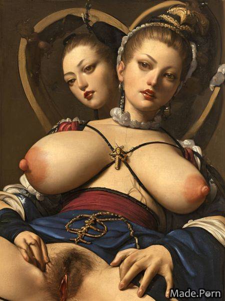 Baroque busty lying saggy tits close up caucasian siren AI porn - made.porn on pornintellect.com