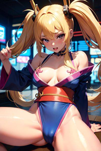Anime Muscular Small Tits 60s Age Orgasm Face Blonde Pigtails Hair Style Light Skin Cyberpunk Bar Close Up View Spreading Legs Kimono 3674377166280129381 - AI Hentai - aihentai.co on pornintellect.com