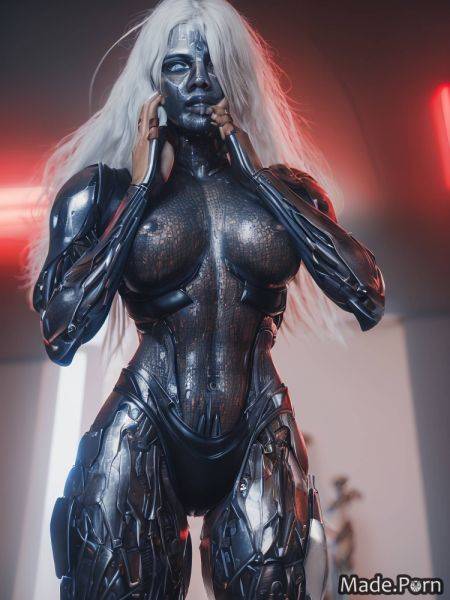 Black long legs tanned skin big hips robot white hair big ass AI porn - made.porn on pornintellect.com