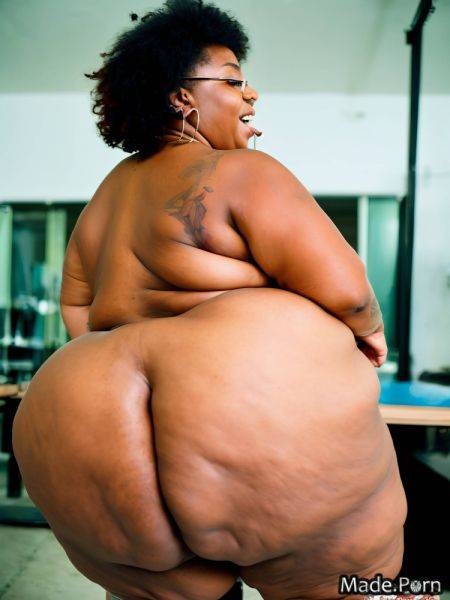 Ssbbw looking at viewer thighs big ass african american sunglasses fat AI porn - made.porn - Usa on pornintellect.com