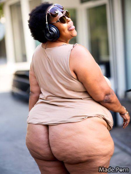 Thick thighs slutty photo sunglasses sideview street nude AI porn - made.porn on pornintellect.com