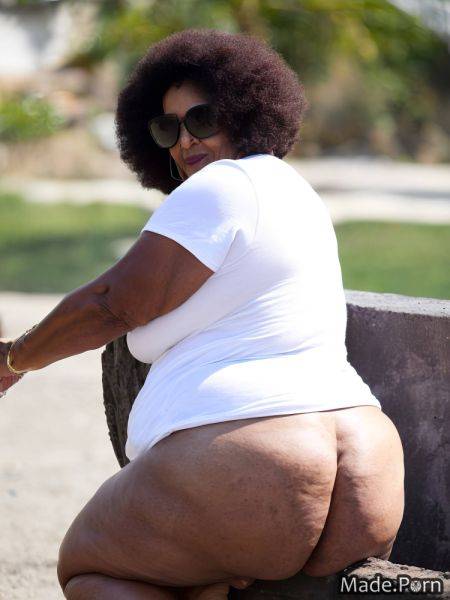 African american bimbo big ass seductive 80 oversized shirt sitting AI porn - made.porn - Usa on pornintellect.com