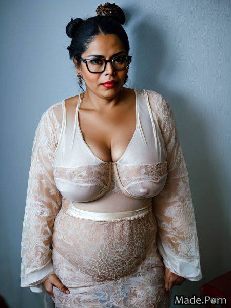 Wife standing hair bun saggy tits bbw mexican transparent AI porn - made.porn - Mexico on pornintellect.com