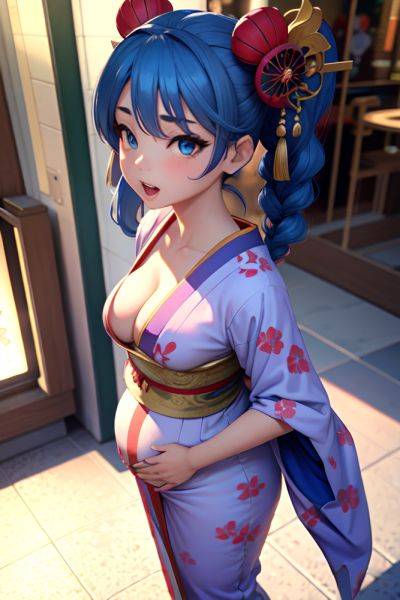 Anime Pregnant Small Tits 50s Age Ahegao Face Blue Hair Braided Hair Style Light Skin 3d Mall Front View T Pose Geisha 3675246897111836836 - AI Hentai - aihentai.co on pornintellect.com