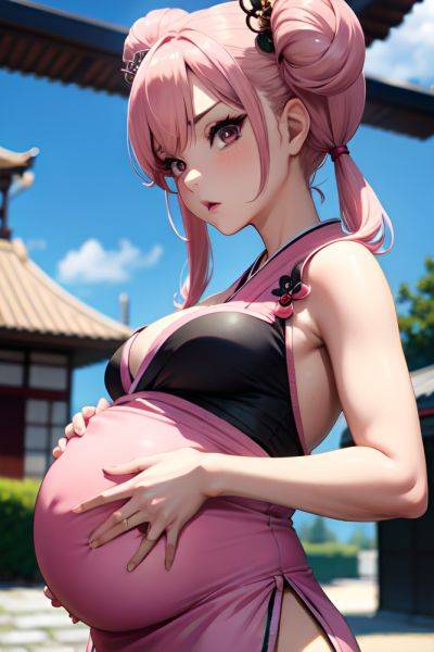 Anime Pregnant Small Tits 60s Age Serious Face Pink Hair Pigtails Hair Style Light Skin Skin Detail (beta) Cafe Close Up View T Pose Geisha 3675254627605870575 - AI Hentai - aihentai.co on pornintellect.com