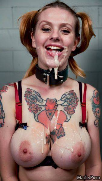 Pawg cum on tits woman 30 pigtails close up nipples AI porn - made.porn on pornintellect.com