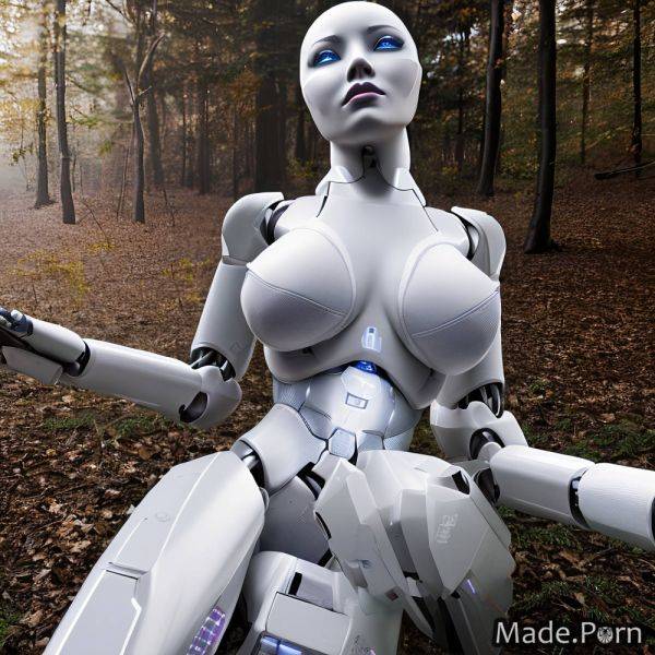 Forest big tits nude masturbation looking at viewer babe close up AI porn - made.porn on pornintellect.com