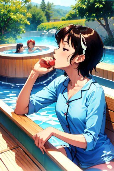 Anime Skinny Small Tits 80s Age Orgasm Face Brunette Pixie Hair Style Dark Skin Watercolor Hot Tub Side View Eating Pajamas 3676147551788931077 - AI Hentai - aihentai.co on pornintellect.com