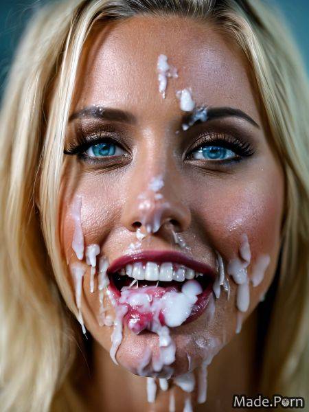 Glasses facial woman blonde saliva close up 20 AI porn - made.porn on pornintellect.com
