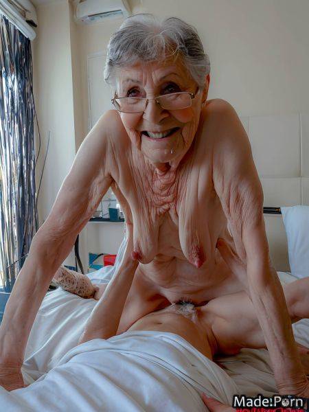 Photo caucasian glasses nude small tits bedroom white hair AI porn - made.porn on pornintellect.com