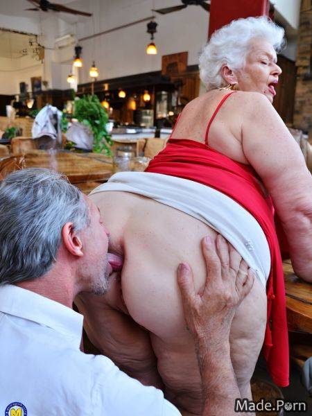 Thick thighs british restaurant ass licking woman waitress fat AI porn - made.porn - Britain on pornintellect.com