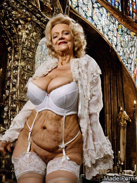 Made church stockings wife close up blonde nude AI porn - made.porn on pornintellect.com