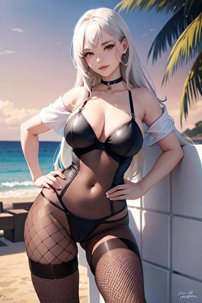 Anime Pregnant Small Tits 50s Age Shocked Face White Hair Bangs Hair Style Light Skin Charcoal Yacht Front View Bathing Bikini 3671396885932945709 - AI Hentai - aihentai.co on pornintellect.com