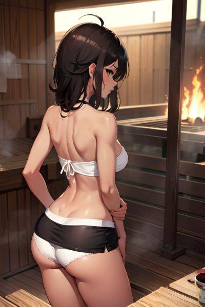 Anime Skinny Small Tits 50s Age Angry Face Brunette Messy Hair Style Dark Skin Painting Sauna Back View Cooking Mini Skirt 3671605623411444393 - AI Hentai - aihentai.co on pornintellect.com