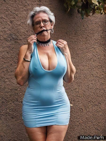 Mini skirt perfect boobs white hair 80 mid-length hair transparent dress AI porn - made.porn on pornintellect.com