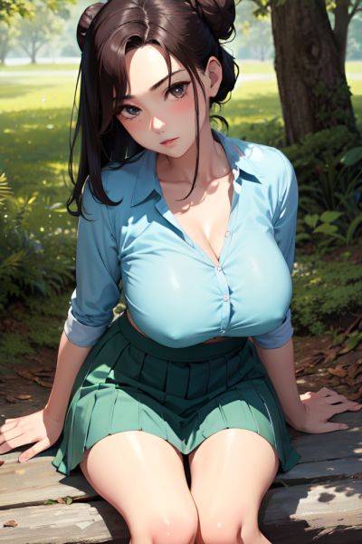 Anime Skinny Huge Boobs 40s Age Serious Face Brunette Hair Bun Hair Style Dark Skin Soft Anime Forest Front View Cumshot Schoolgirl 3671941919831904940 - AI Hentai - aihentai.co on pornintellect.com