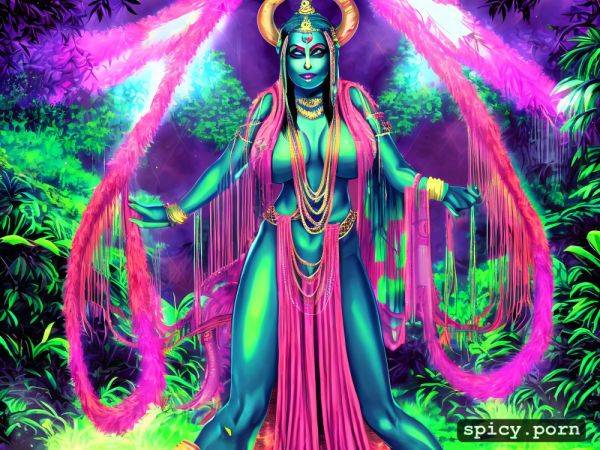 Super realistic hyper realistic one goddess kali in the middle - spicy.porn on pornintellect.com