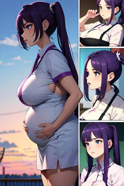 Anime Pregnant Huge Boobs 30s Age Angry Face Purple Hair Pigtails Hair Style Light Skin Comic Casino Side View Massage Nurse 3676429731103602539 - AI Hentai - aihentai.co on pornintellect.com