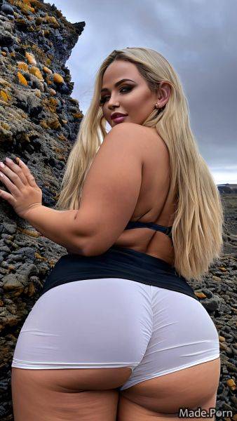 Chubby woman mid-length hair thighs thick flashing seduction AI porn - made.porn on pornintellect.com