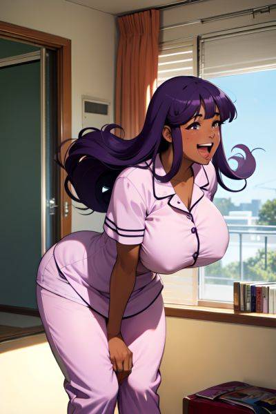 Anime Chubby Huge Boobs 70s Age Laughing Face Purple Hair Slicked Hair Style Dark Skin Film Photo Hospital Side View Bending Over Pajamas 3678289022477980210 - AI Hentai - aihentai.co on pornintellect.com