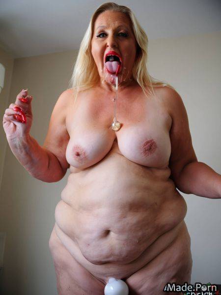 Chubby bimbo bbw gigantic boobs fat woman saggy tits AI porn - made.porn on pornintellect.com