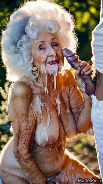 Made harlequin bukkake slutty blowjob long hair white hair AI porn - made.porn on pornintellect.com