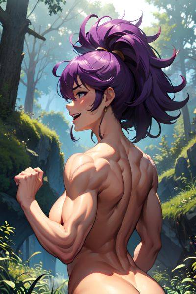 Anime Muscular Huge Boobs 70s Age Laughing Face Purple Hair Messy Hair Style Dark Skin Film Photo Forest Back View Cumshot Nude 3678779937206144441 - AI Hentai - aihentai.co on pornintellect.com