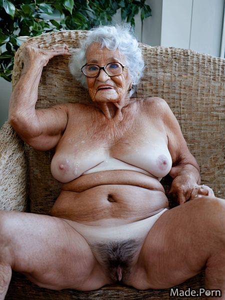 Nipples woman hairy short short hair white hair made AI porn - made.porn on pornintellect.com