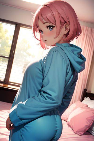 Anime Chubby Small Tits 60s Age Shocked Face Pink Hair Slicked Hair Style Light Skin Film Photo Bedroom Back View Bathing Pajamas 3679093039879290581 - AI Hentai - aihentai.co on pornintellect.com