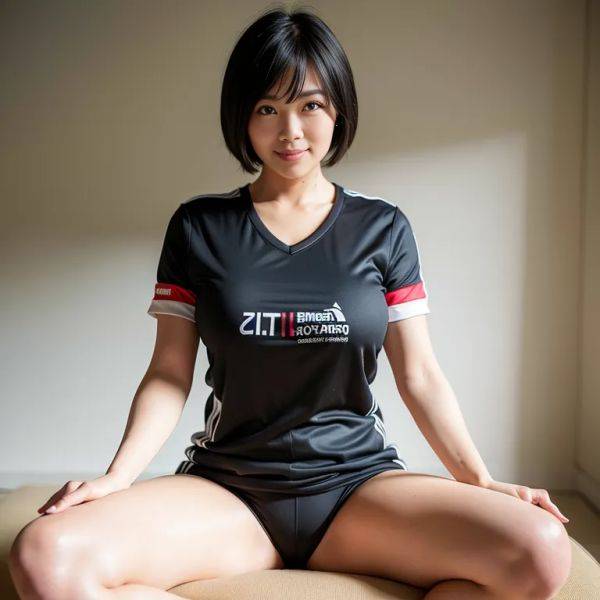 , japanese,woman,twenties,(RAW photo, best quality, masterpiece:1.1), (realistic, photo-realistic:1.2), ultra-detailed, ultra high res, physically-based rendering,short hair,black hair,beautiful,(smile),huge breasts,perfect - pornmake.ai - Japan on pornintellect.com