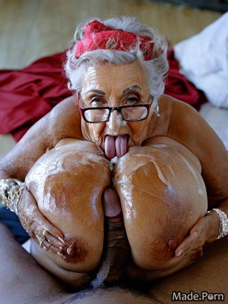 Slutty made brunette deepthroat bimbo big cock glasses AI porn - made.porn on pornintellect.com