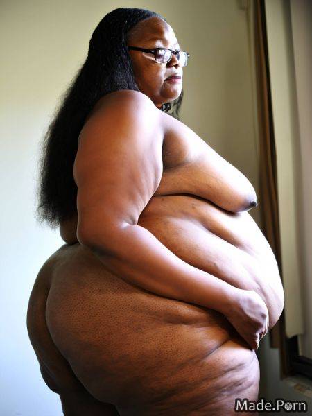 Thick thighs seductive short curly hair thick big ass black hair AI porn - made.porn on pornintellect.com