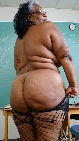80 glasses thick thighs earrings hairy seductive long legs AI porn - made.porn on pornintellect.com