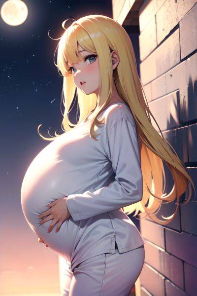 Anime Pregnant Small Tits 80s Age Orgasm Face Blonde Bangs Hair Style Light Skin Black And White Moon Back View Jumping Pajamas 3679344295956680802 - AI Hentai - aihentai.co on pornintellect.com