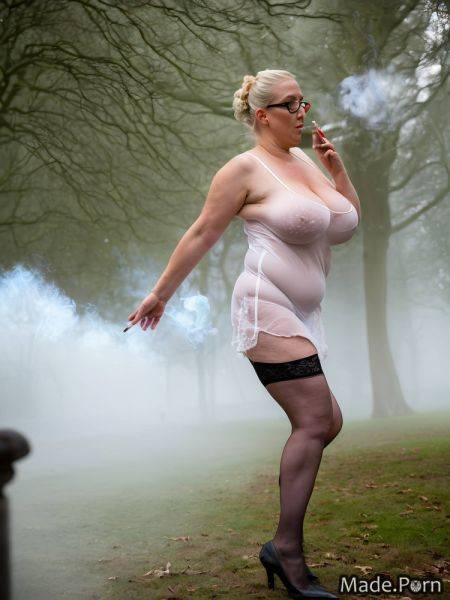 Standing smoking park 50 natural tits prisoner fog AI porn - made.porn on pornintellect.com