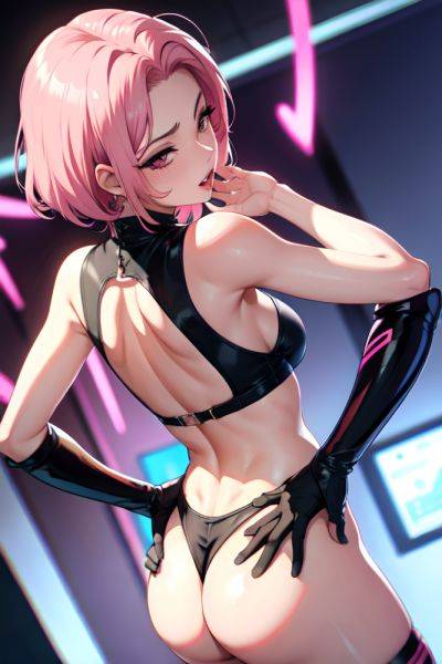 Anime Busty Small Tits 60s Age Ahegao Face Pink Hair Slicked Hair Style Light Skin Cyberpunk Hospital Back View Cumshot Stockings 3676526367422160469 - AI Hentai - aihentai.co on pornintellect.com
