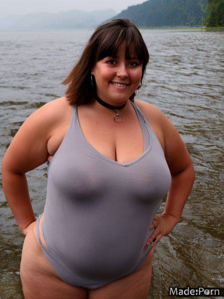 Tanned skin babe athlete fog gigantic boobs inverted bobcut sweat AI porn - made.porn on pornintellect.com