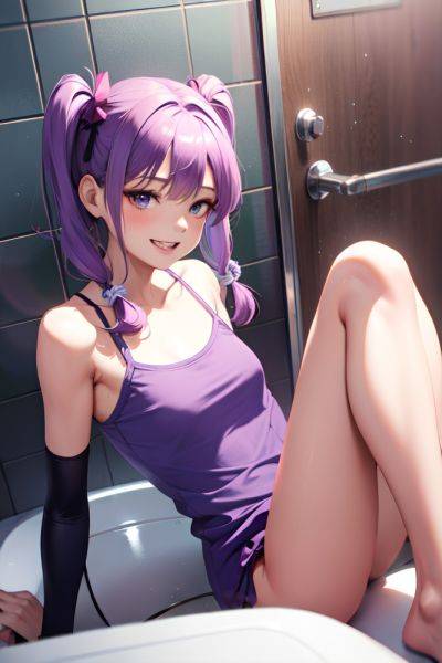 Anime Skinny Small Tits 18 Age Laughing Face Purple Hair Pigtails Hair Style Light Skin Vintage Shower Close Up View Spreading Legs Teacher 3680380241576775544 - AI Hentai - aihentai.co on pornintellect.com