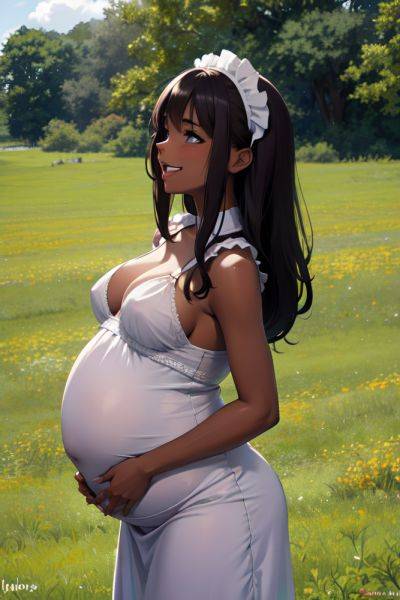 Anime Pregnant Small Tits 20s Age Laughing Face Brunette Messy Hair Style Dark Skin Dark Fantasy Meadow Side View Cumshot Maid 3679781093631123251 - AI Hentai - aihentai.co on pornintellect.com