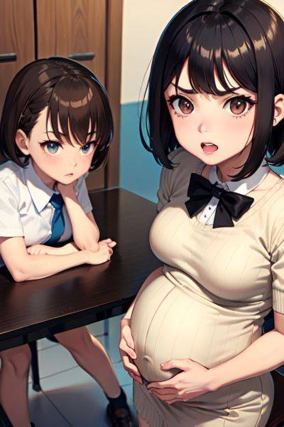 Anime Pregnant Small Tits 50s Age Angry Face Brunette Bangs Hair Style Dark Skin Vintage Wedding Close Up View Plank Schoolgirl 3680527129907343046 - AI Hentai - aihentai.co on pornintellect.com