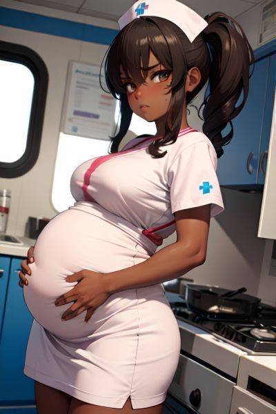 Anime Pregnant Small Tits 18 Age Serious Face Brunette Messy Hair Style Dark Skin 3d Train Side View Cooking Nurse 3680704940016585871 - AI Hentai - aihentai.co on pornintellect.com